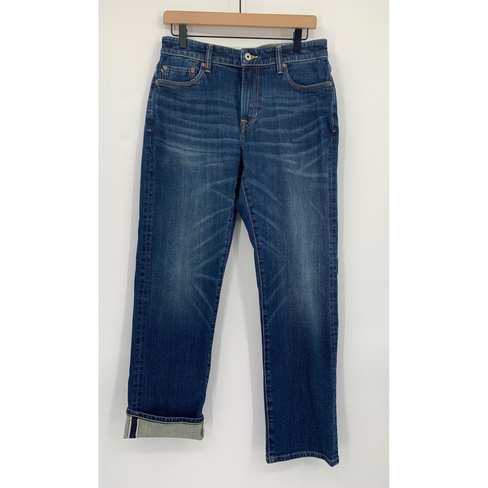 Flint and Tinder Selvage‎ Jeans Mens 30x32 Blue Straight Leg Huckberry Denim